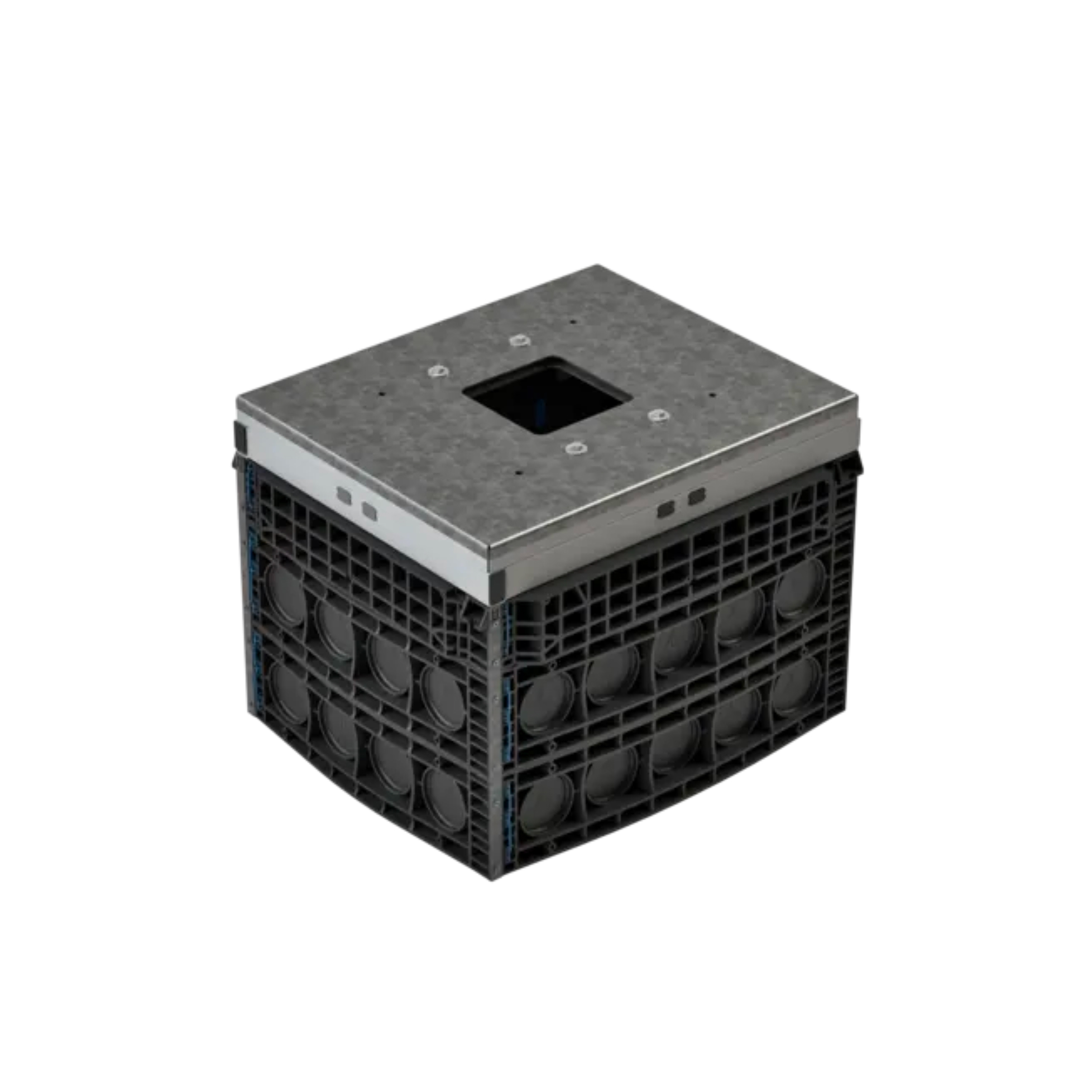 Langmatz EK980 DC Kunststofffundament und Adapterplatte Alpitronic HYC 150-400