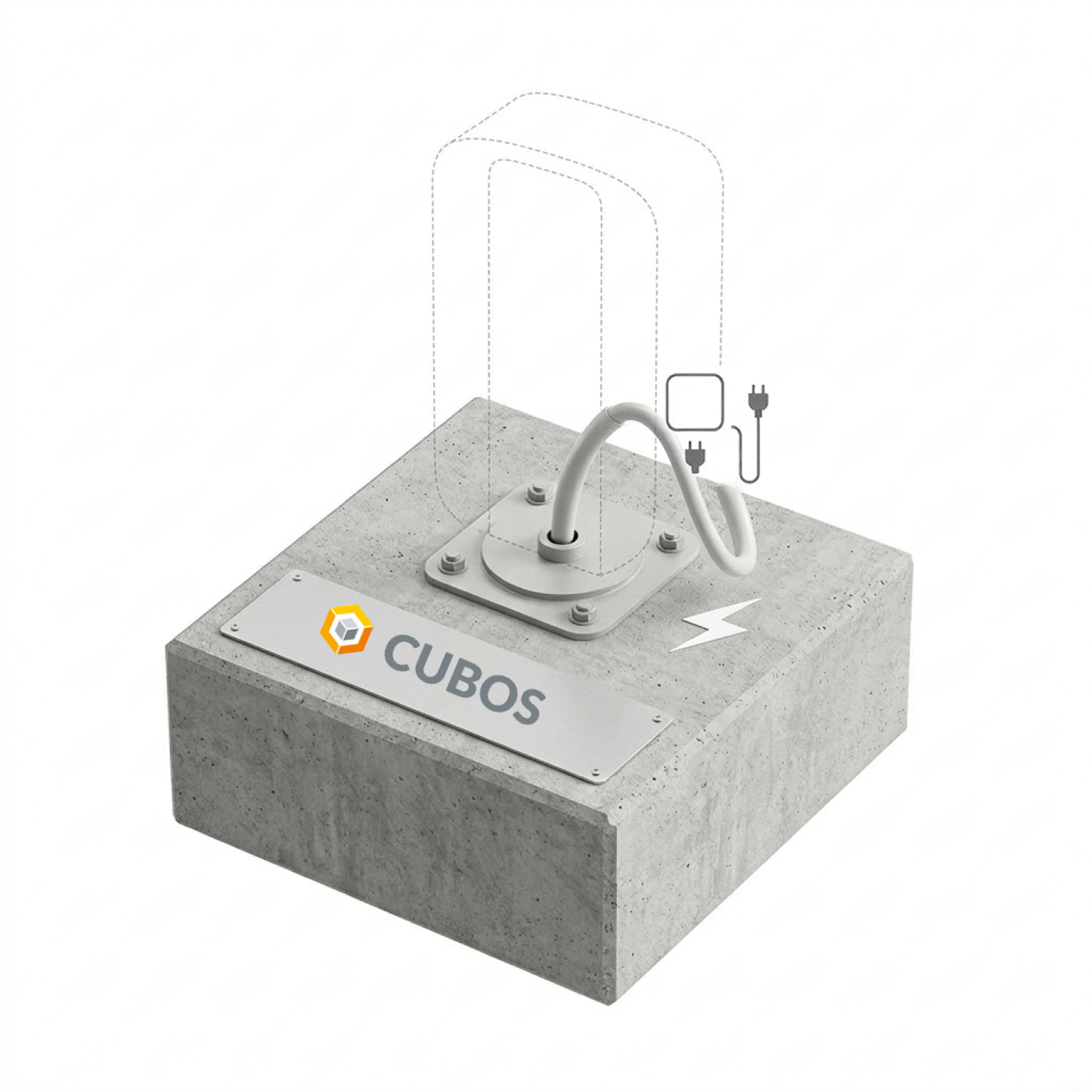 Cubos Betonfundament C44 Stele