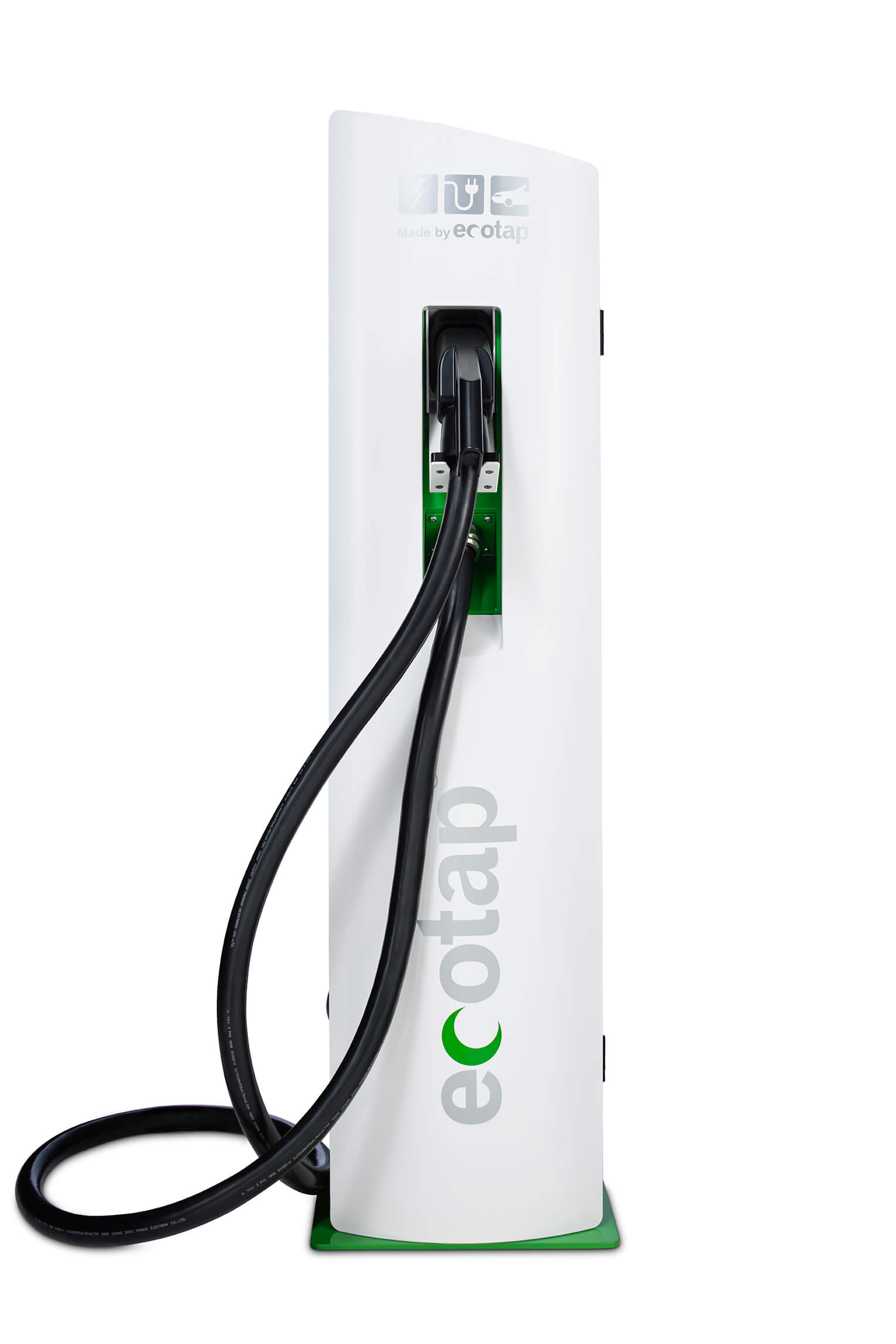 Ecotap DC 60 – single output 1 Kabel 3,5m  RAL 9016 weiß / weiß